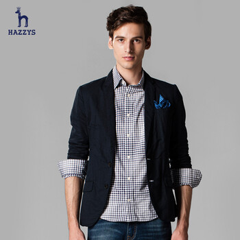 十一 HAZZYS 哈吉斯 2013秋款新款 休闲单西