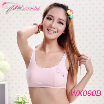 爱莉儿&欧萝拉少女发育期<em>文胸</em> 中小学生纯棉
