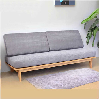 家装节日式全实木沙发二人三人位简约白橡木客