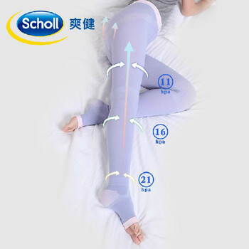 QTTO静脉曲张袜\/Dr.scholl美腿瘦腿袜 cosme大