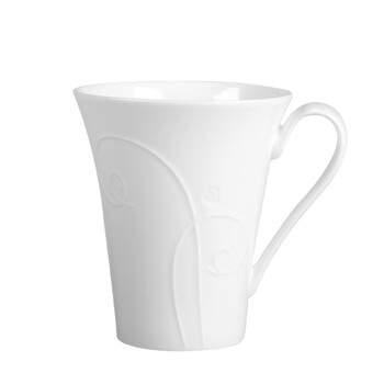 Wedgwood Intaglio 浮雕骨瓷情侣对杯 马克杯套装 白色