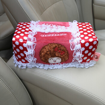 【京东自营】摩丝娃娃 车用纸巾盒 车载纸巾盒