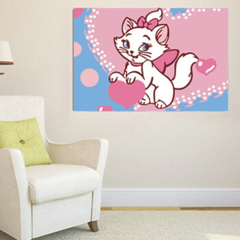 盛宝diy数字油画 客厅风景 儿童益智卡通动画手