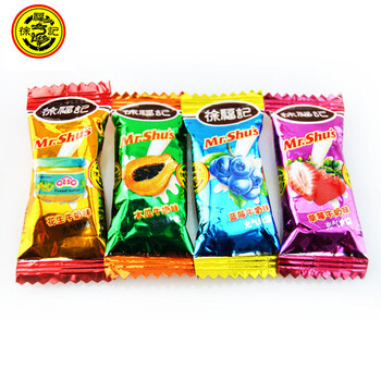 徐福记糖果 结婚喜糖 果奶充气奶糖 口嚼糖 50