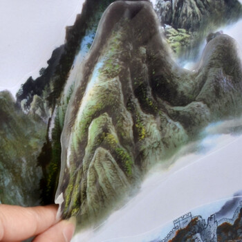 盛宝3D立体墙贴饰风景 墙贴纸客厅床头 电视可移除贴纸贴壁画 大展宏图 C05大展宏图 60*90cm