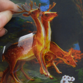 盛宝3D立体墙贴饰风景 墙贴纸客厅床头 电视可移除贴纸贴壁画 大展宏图 C05大展宏图 60*90cm