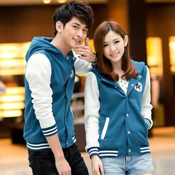 量身订制<em>班服</em> <em>日韩</em>校服 秋冬装 时代少女蓝色外