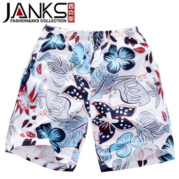 香克斯(janks) 纯棉<em>大码运动短裤男</em>沙滩裤 053