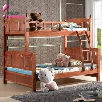 施富娜 儿童床 双层床实木子母床高低床上下床
