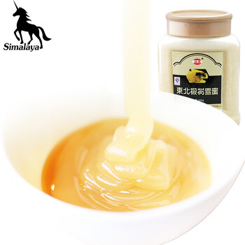 丛名椴树雪蜜500g\/瓶 白蜂蜜 东北黑蜂结晶蜜 