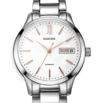 雷诺RARONE 商务经典时尚女士手表机械钢带