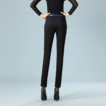 2013秋装新款女装休闲裤黑色个身显瘦铅笔裤