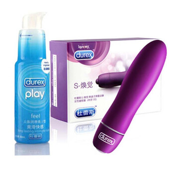 杜蕾斯 单速子弹震动器+人体润滑液快感装 50