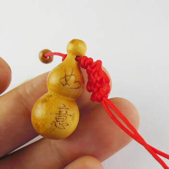 开光桃木雕刻平安福禄旺财 祛病辟邪平安护身