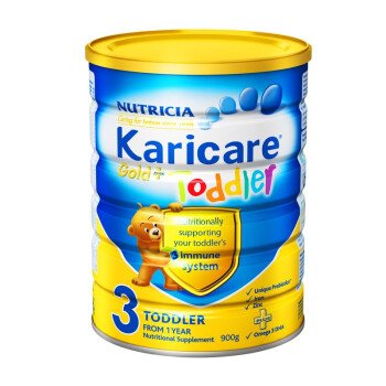 Karicare 可瑞康 新西兰原装进口 金装幼儿配方奶粉 3段（1-3岁幼儿适用） 900克