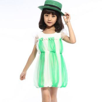 久慕依童 童装<em>女童</em>连衣裙儿童雪纺<em>品牌夏款裙</em>