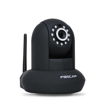 福斯康姆（FOSCAM） HD816P 高清720p无线wifi网络摄像机 远程监控插卡摄像头ipcamera 黑色
