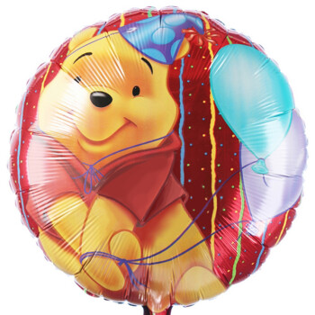 孩派HighParty生日用品//派对用品/维尼熊18寸铝箔气球/1个 AM81013