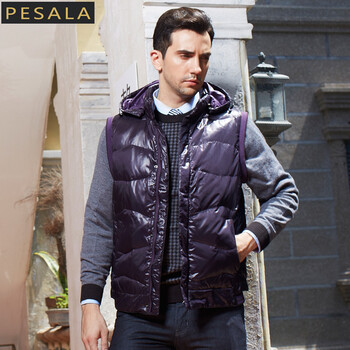 【<em>货到付款</em>】佩斯卡拉<em>男装</em>冬季<em>马甲</em>时尚羽绒马