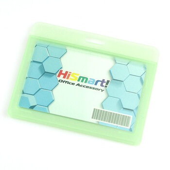 HiSmart 创意翻盖设计 胸牌IC门禁证卡套工作证