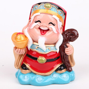 Q版小神仙摆件 车上小公仔台湾好神公仔摆设福