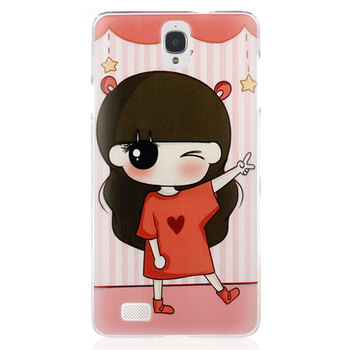 韩格 手机彩绘壳保护套 适用于小辣椒LA3 胜利