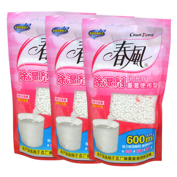 
                                                            春风室内吸湿除湿剂补充包 防潮干燥剂替换包600ml*3袋                