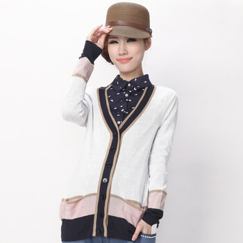 孕之彩 2014春装<em>新品</em> <em>针织衫 开衫</em> 长袖<em>针织衫</em>