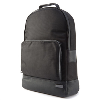 CalvinKleinCK卡文克莱男士黑色织布配皮双肩