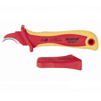 世达(SATA)93471 弯刃式VDE绝缘电缆剥线刀