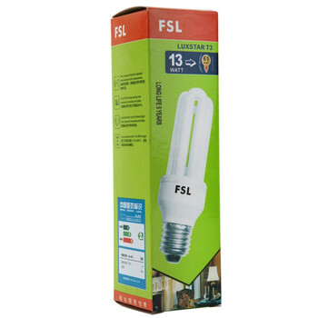 
                                        
                                        佛山照明（FSL）T3节能灯3U-13W-E27白光3支装                