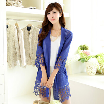 瑷<em>尚伊</em>2014夏装新款韩版修身女装薄中长款防