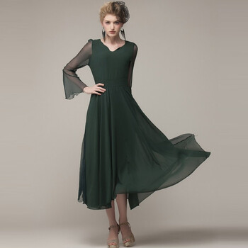 玛雅元素2014新款女装波西米亚真丝喇叭袖长