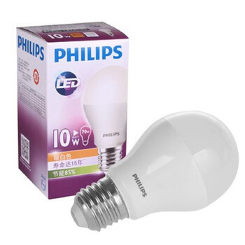 
                                                            飞利浦（PHILIPS） led灯泡节能球泡超亮家用替换光源E27大螺口 标准尺寸 官方品质 2.8W-E27螺口【标准型】 特惠单只装 白光                