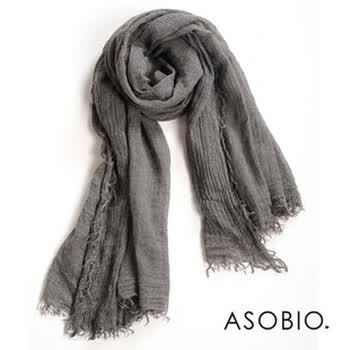ASOBIO 女式纯色长款围巾4122851014 麦芽灰 99