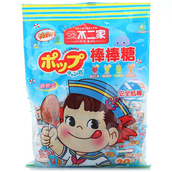 不二家混合清爽型棒棒糖125g*3袋