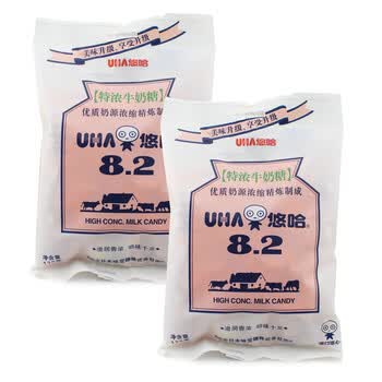 悠哈特浓牛奶糖120g*2袋