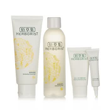 佰草集herborist 滋润护肤套装（滋润化妆水150ml+滋润洁面乳100ml+眼部修护3g+新七白面膜30g）