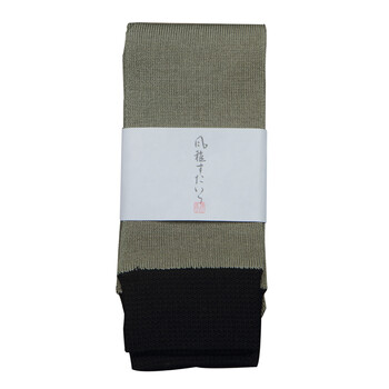 FUGASTYLE 風雅スタイル 和纸纤维 除臭抗菌 休闲短袜(L) 灰色