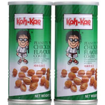 泰国Koh-Kae大哥鸡味花生豆230g*2罐