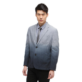 Jack Jones/杰克琼斯 西服 含亚麻渐变色两粒扣西服C(灰)|211108009100 195/112A/XXXL