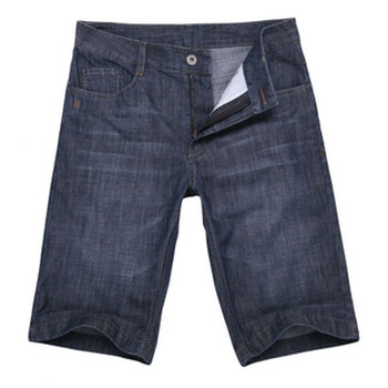 busen/步森 男士经典款纯棉短款牛仔裤LP11SS722G 深灰 XXXL