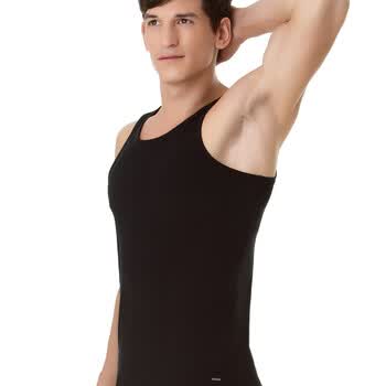 Jockey居可衣 2012春夏新品 2件超值装 男式棉背心 JJ13242111 001黑色 XXL