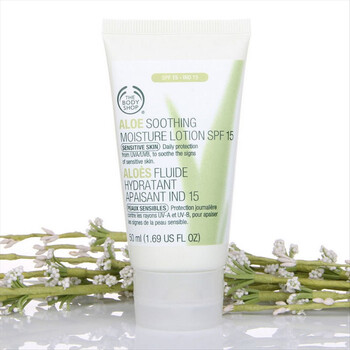The Body Shop TBS美体小铺 芦荟舒缓隔离防晒乳(SPF15) 50ml 防晒隔离舒缓保湿
