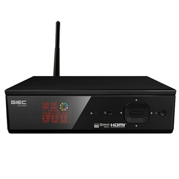 杰科（GIEC）GK-HD260plus 1185最强机 高清播放器 典雅黑