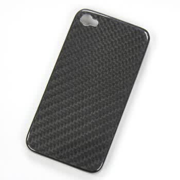 飞尚（Freeson）iPhone4/4S专用 碳纤时尚保护壳（黑色）