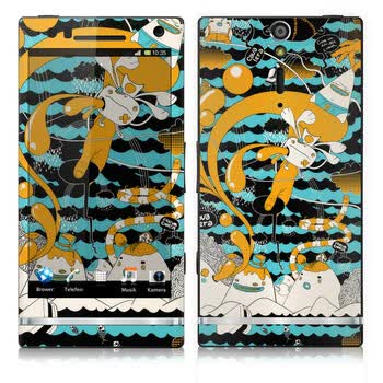 IdeaSkin 索尼 LT26i/Xperia S/Xperia Arc HD 皮肤 帮助蒙斯塔 外壳保护套皮贴膜 BDGA100041
