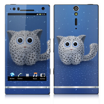 IdeaSkin 索尼 LT26i/Xperia S/Xperia Arc HD 皮肤 雪豹 外壳保护套皮贴膜 BDGA750484