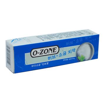 韩国O-ZONE草本盐护牙膏