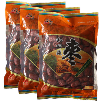 好想你枣 好想你优选和田骏枣500g袋装x3
